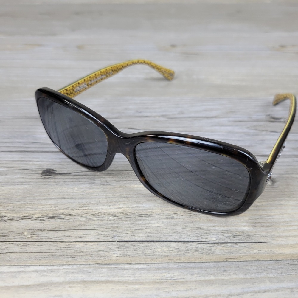 Coach Sunglasses HC 8016 Ciara 5033/13 Dark Tortoise Crystal Womens Frames Only